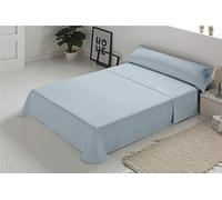 Pierre Cardin - Juego de sábanas Arcadia 100% Algodón - Cama 135 - Color Azul