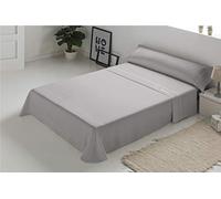 Pierre Cardin - Juego de sábanas Arcadia 100% Algodón - Cama 200 - Color Gris