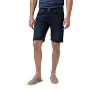 Pierre Cardin Lyon Pantalones Cortos de Jean, Azul/Black Fashion, 36W para Hombre