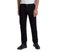 Pierre Cardin Lyon Tapered Jeans, Black Black Raw, 30W x 34L para Hombre