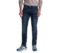 Pierre Cardin Lyon Tapered Jeans, Blue Used Buffies, 36W x 40L para Hombre