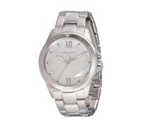 Pierre Cardin Observatorio Brillo CF.1009.MS Reloj de acero inoxidable blanco para mujer, Multicolor, Multicolor