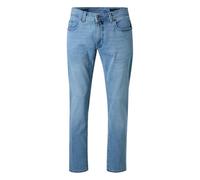 Pierre Cardin Pantalones vaqueros para hombre PC-Lyon - Cintura media - Corte entallado - Azul W31-W42, C7 34510.8054-6844 Light Blue Used Buffies, 32W / 30L