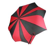 Pierre Cardin Easymatic Light Sunflower - Paraguas automático Duomatic, negro/rojo