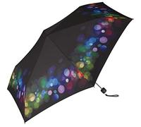 Pierre Cardin Paraguas Funky Glitter, Negro, 95 cm