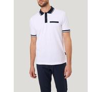 Pierre Cardin Pierre Cardin - Polo básico de hombre en tejido piqué. Blanco Talla L