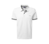 Pierre Cardin Polo de manga corta para hombre KN | Polo para hombre | Cuello oculto | Corte moderno, Blanco 2163, XL