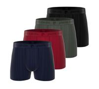pierre cardin underwear Boxer Hombre Ultra-Suave, Calzoncillos Hombre Stretch & Cómodo (Juego de 4), Azul/Rojo/Verde/Negro, XL
