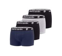 Pierre Cardin Underwear Boxer Homme Coton, Caleçon Homme Naturel et Hypoallergénique (Lot de 4), Gris/Bleu/Noir - Taille M