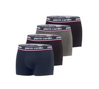 Pierre Cardin Underwear Boxer Homme Coton, Caleçon Homme Naturel et Hypoallergénique (Lot de 4), Gris/Blanc/Rouge - Taille 2XL