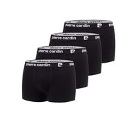 Pierre Cardin Underwear Boxer Homme Coton, Caleçon Homme Naturel et Hypoallergénique (Lot de 4), Noir/Blanc - Taille M