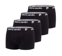 pierre cardin underwear Boxer Homme Coton, Caleçon Homme Naturel et Hypoallergénique (Lot de 4), Noir/Blanc - Taille 2XL