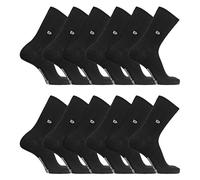 pierre cardin underwear Calcetines Hombre 40-46, Pack de 6, Negro