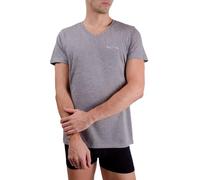 pierre cardin underwear T-Shirt Hombre Algodón, Camiseta Signature, Cuello en V con Bordado, Gris, Gris, M