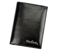 Pierre Cardin YS520.1 330 RFID Cartera Hombre Piel Genuina con Compartimento para Billetes 21 Ranuras para Tarjetas 2 Monederos Protección RFID 9,5 x 13 x 2,8 cm Negro Vertical