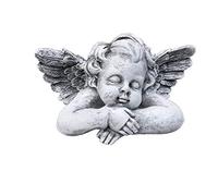 Pierre Figurine Figuras Buste d'Ange, Massif en Pierre, le Gel et aux Intempéries jusqu'à -30 °C
