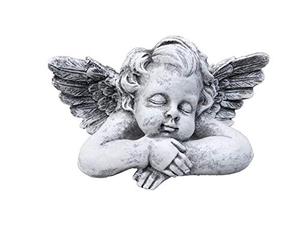 Pierre Figurine Figuras Buste d'Ange, Massif en Pierre, le Gel et aux Intempéries jusqu'à -30 °C