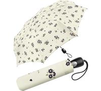 Pierre Gardin Easymatic - Paraguas plegable con apertura automática, Bouquet Offwhite, 96 cm