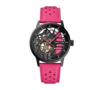 Pierre Lannier Monre Femme automatique Paddock Cuir Rose