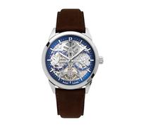 Pierre Lannier Montre automatique squelette Cuir Collection Monarck