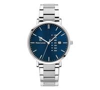 Pierre Lannier Montre Data Acier cadran Bleu