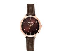 Pierre Lannier Montre Femme Cuir Chocolat Collection Chouquette
