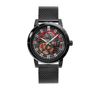 Pierre Lannier - Reloj automático Automatic - Automatic Movimiento del Reloj - Grosor de la Caja: 12 mm - Ancho de la Caja: 45 mm - Acero Inoxidable - Noir Milanais - 5 ATM