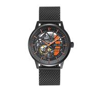 Pierre Lannier - Reloj automático Paddock - Automatic Movimiento del Reloj - Grosor de la Caja: 12.3 mm - Ancho de la Caja: 43 mm - Acero Inoxidable - Negro - 5 ATM