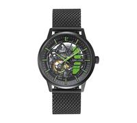 Pierre Lannier - Reloj automático Paddock - Automatic Movimiento del Reloj - Grosor de la Caja: 12.3 mm - Ancho de la Caja: 43 mm - Acero Inoxidable - Noir - 5 ATM