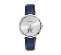 Pierre Lannier Reloj Elysée - Hombre - Cuero Azul, plata, correa