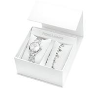 Pierre Lannier GALIERA Silver Ladies Set Silver Dial Silver Steel Bracelet 14 MM, plateado, one size