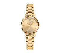Pierre Lannier Reloj de mujer Multiples, esfera dorada, pulsera de acero dorado