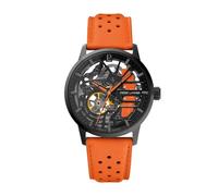Pierre Lannier - Reloj Paddock para mujer - Automático - Cuero Naranja