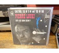 pierre louki - Pierre Louki : entre 15H 1/4 et 15 H 16 - est-ce son sein ? disque CBS 3912 - série gemini