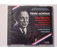 PIERRE MONTEUX/LONDON SYMPHONY-Tchaikovsky symphony no.5 romeo juliet piano concerto no.1