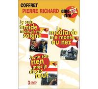 Pierre Richard - Coffret - Je suis timide mais je me soigne + La moutarde me monte au nez + Je sais rien mais je dirai tout [Francia] [DVD]