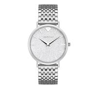 PIERRE RICHARDSON PR3912 - Reloj de lujo para mujer - Reloj de cuarzo japonés de acero inoxidable plateado, 36 mm, resistente al agua hasta 5 ATM, cristal de zafiro resistente a los arañazos, reloj