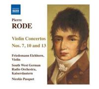 Pierre Rode Piere Rode: Violin Concertos Nos. 7, 10 and 1 (CD) (Importación USA)
