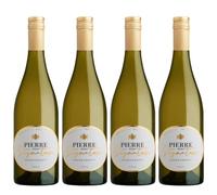 Pierre Zéro Signature Chardonnay Vino Sin Alcohol 0.0%, 750ml - Pack De 4