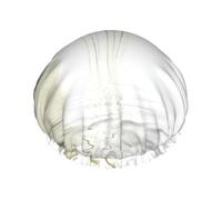 Pierres Naturelles - Gorros de ducha para mujer, elásticos y reutilizables, doble capa impermeable, gorros de ducha