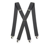 PIERROT - Tirantes para Hombre - Clips Extra Fuerte - Garantía de por vida - Tirantes para Pantalones - Una Talla Para Todos