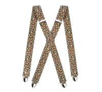 PIERROT - Tirantes para Hombre - Clips Extra Fuerte - Garantía de por vida - Tirantes para Pantalones - Una Talla Para Todos