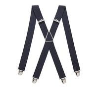 PIERROT Tirantes para Hombre - Clips Extra Fuerte - Sólidos y Artesanales para Hombres Garantía de por vida - Tirantes para Pantalones - Una Talla Para Todos