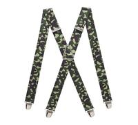 PIERROT Tirantes para Hombre - Clips Extra Fuerte - Sólidos y Artesanales para Hombres Garantía de por vida - Tirantes para Pantalones - Una Talla Para Todos