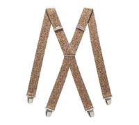PIERROT Tirantes para Hombre - Clips Extra Fuerte - Sólidos y Artesanales para Hombres Garantía de por vida - Tirantes para Pantalones - Una Talla Para Todos