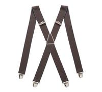 PIERROT Tirantes para Hombre - Clips Extra Fuerte - Sólidos y Artesanales para Hombres Garantía de por vida - Tirantes para Pantalones - Una Talla Para Todos