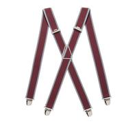 PIERROT Tirantes para Hombre - Clips Extra Fuerte - Sólidos y Artesanales para Hombres Garantía de por vida - Tirantes para Pantalones - Una Talla Para Todos