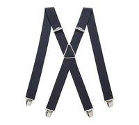 PIERROT Tirantes para Hombre - Clips Extra Fuerte - Sólidos y Artesanales para Hombres Garantía de por vida - Tirantes para Pantalones - Una Talla Para Todos