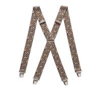 PIERROT Tirantes para Hombre - Clips Extra Fuerte - Sólidos y Artesanales para Hombres Garantía de por vida - Tirantes para Pantalones - Una Talla Para Todos
