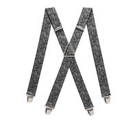 PIERROT Tirantes para Hombre - Clips Extra Fuerte - Sólidos y Artesanales para Hombres Garantía de por vida - Tirantes para Pantalones - Una Talla Para Todos